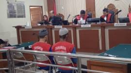 Sidang putusan Majelis Hakim dipimpin Irfanul Hakim SH. MH dalam sidang di Pengadilan Negeri (PN), Banjarmasin, Selasa (20/8/2024) (SuarIndonesia/ZI)