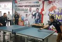 Sekretariat DPRD Kalsel, Press Room kembali menggelar turnamen tenis meja, pada Rabu (21/8/2024). (SuarIndonesia/HM)