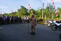 Kegiatan diawali pembacaan pesan-pesan pahlawan oleh Ketua Legiun Veteran Republik Indonesia Kabupaten Tanah Bumbu (SuarIndonesia/Repro)