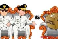 ilustrasi melawan kotak kosong