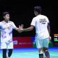 Ganda putra Indonesia Leo Rolly Carnando/Bagas Maulana saat berlaga di semifinal Japan Open 2024, Yokohama, Jepang, Sabtu (24/8/2024). (SuarIndonesia/ANTARA/HO-PP PBSI/aa