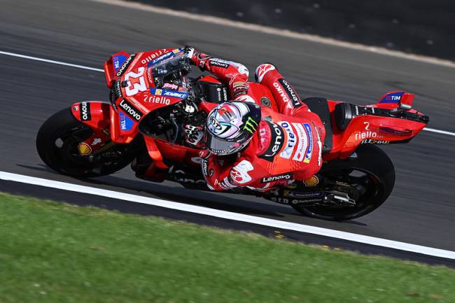 Pebalap Ducati Enea Bastianini menjadi pemenang race MotoGP Inggris 2024.