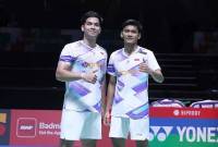 Pasangan ganda putra Indonesia, Muhammad Shohibul Fikri/Daniel Marthin tembus perempat final Korea Open 2024. (PBSI)