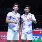 Pasangan ganda putra Indonesia, Muhammad Shohibul Fikri/Daniel Marthin tembus perempat final Korea Open 2024. (PBSI)