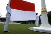 Momen pengibaran bendera saat upacara 17 Agustus di Istana Negara. (Foto: YouTube Sekretariat Presiden)