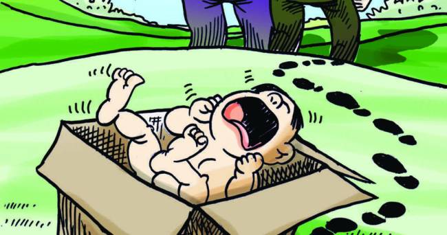 Ilustrasi buang bayi