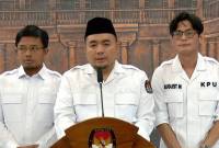 Komisi Pemilihan Umum menyatakan ikut putusan Mahkamah Konstitusi yang berkaitan dengan perubahan norma dalam Undang-Undang Pilkada. (CNNIndonesia) 