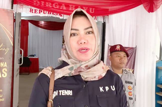 Ketua KPU Kalsel Andi Tenri Sompa. (ANTARA/Firman)