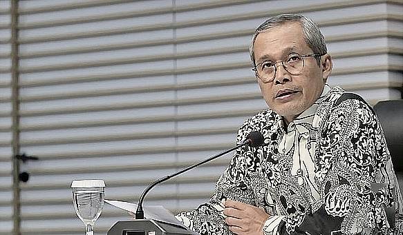 Wakil Ketua KPK Alexander Marwata mengklaim sudah memerintahkan Direktur Gratifikasi menindaklanjuti polemik jet pribadi Kaesang Pangarep. (CNNIndonesia/Safir Makki)
