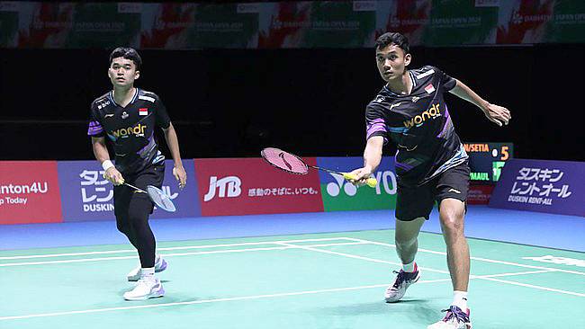 
Leo/Bagas lolos ke semifinal Japan Open 2024. (PBSI) 