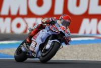 
Marc Marquez jadi yang tercepat di FP1 MotoGP Aragon 2024. (REUTERS/Piroschka Van De Wouw)