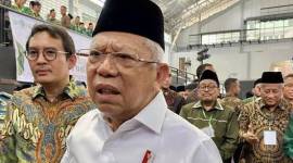 Wakil Presiden Ma'ruf Amin. (CNNIndonesia/Farid)