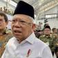 Wakil Presiden Ma'ruf Amin. (CNNIndonesia/Farid)