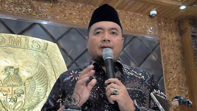 Plt Ketua Komisi Pemilihan Umum (KPU) Mochammad Afifuddin mengatakan KPU akan merevisi Peraturan Komisi Pemilihan Umum (PKPU) Nomor 8 Tahun 2024. (Foto: Anggi Muliawati/detikcom)