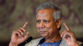 
Muhammad Yunus peraih Hadiah Nobel Perdamaian ditunjuk jadi pemimpin interim Bangladesh. (AFP/ALEXANDER KLEIN)