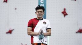 Veddriq Leonardo meraih medali emas Olimpiade 2024. (REUTERS/Benoit Tessier)