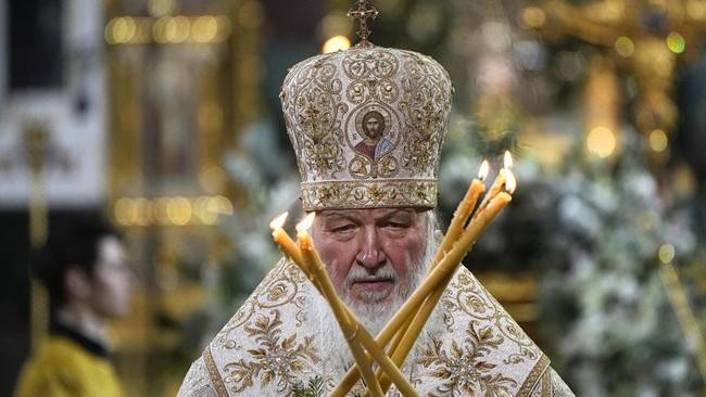 
Pendeta Kristen Ortodoks Patriarch Kirill. (AFP/ALEXANDER ZEMLIANICHENKO)
