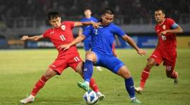 
Timnas Indonesia U-20 vs Thailand di Seoul Earth On Us Cup 2024. (ANTARA FOTO/SIGID KURNIAWAN)