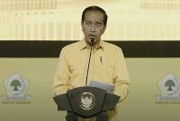Presiden Joko Widodo (Jokowi) merespons putusan Mahkamah Konstitusi (MK) terkait ambang batas pencalonan dan batas usia kandidat di Pilkada. (Screenshot: youtube Golkar Indonesia)