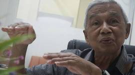 Berdasarkan pengalamannya selama di KPK, Busyro mengatakan lahan-lahan bekas tambang kerap bermasalah sehingga bisa saja Muhammadiyah kembalikan IUP dari pemerintah. (CNNIndonesia/Tunggul)