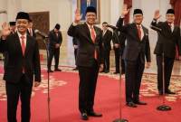 
Komisi Pemberantasan Korupsi (KPK) meminta para pejabat yang baru dilantik untuk melaporkan harta kekayaan (LHKPN) paling lambat tiga bulan terhitung mulai hari ini. (AFP/YASUYOSHI CHIBA)