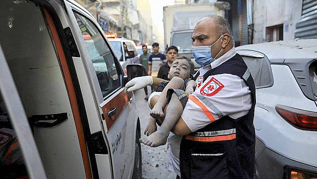 Kemenkes Palestina rilis daftar ratusan bayi yang jadi korban kebrutalan agresi Israel di Gaza. (Foto: REUTERS/STRINGER)