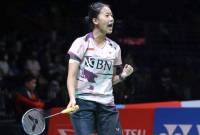 Putri Kusuma Wardani melaju ke semifinal Taipei Open 2024 setelah tumbangkan wakil tuan rumah Tai Tzu Ying dengan skor 18-21, 21-16, 24-22. (X.COM/@INABADMINTON)