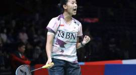 Putri Kusuma Wardani melaju ke semifinal Taipei Open 2024 setelah tumbangkan wakil tuan rumah Tai Tzu Ying dengan skor 18-21, 21-16, 24-22. (X.COM/@INABADMINTON)