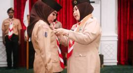 Hj. Raudatul Jannah  penyematan tanda jabatan serta pembacaan ikrar dan berita acara pelantikan, Kamis (5/9/2024) SuarIndonesia/Adv)