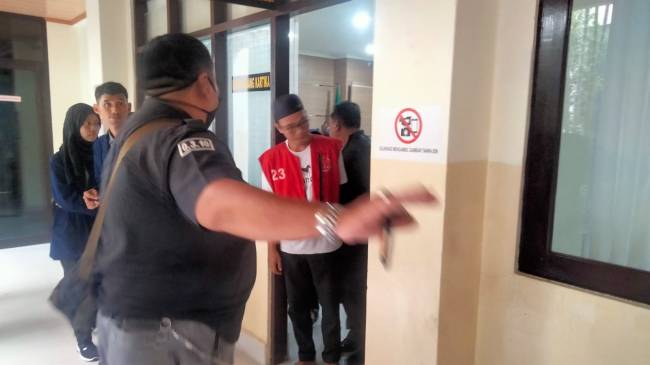 Terdakwa Maulani (34),