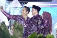 Muhidin saat menghadiri Puncak Hari Jadi Kota Banjarmasin Ke-498 yang dihalaman Pemko Banjarmasin, pada Sabtu (21/9/2024).