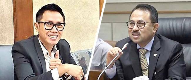 Eko Hendro Purnomo (kiri)  dan Pangeran Khairul Saleh