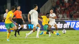 Timnas Indonesia vs Australia berakhir imbang 0-0. (detikcom/RifkiantoNugroho)