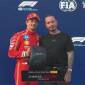 Leclerc sukses meraih pole position di sirkuit jalan raya Baku. (Screenshot: F1.Live.com)