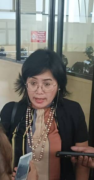 Ellywati Suzanna SH MH, kuasa hukum korban (Sri Herawaty Saragih)