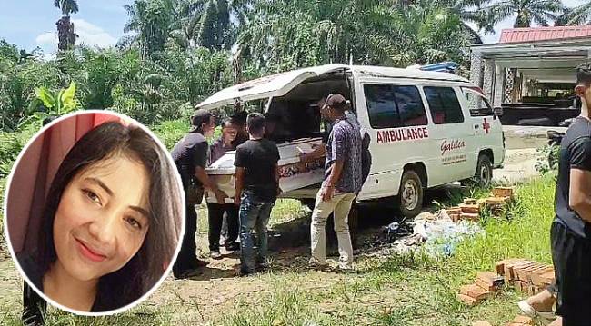 
Jasad Rindu Syahputra Sinaga (14), siswa SMP Negeri I STM Hilir, Kecamatan STM Hilir, Kabupaten Deliserdang, Sumatera Utara, meninggal dunia setelah diduga dihukum squat jump oleh gurunya bernama Selli Winda Hutapea (foto inzet). (Foto: Istimewa/@Facebook Selli Winda)