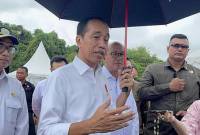 Presiden Joko Widodo pindah ke Ibu Kota Nusantara (IKN) bukan keputusan presiden tapi adalah keputusan semua masyarakat. (detikcom/Eva)