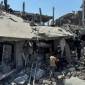 
Kehancuran di area Khan Younis, Gaza bagian selatan, akibat pertempuran antara militer Israel dan kelompok Hamas. (REUTERS/Mohammed Salem/File Photo Purchase Licensing Rights)