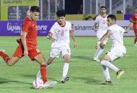 Jens Raven mencetak gol ke gawang timnas Yaman U-20. Timnas Indonesia U-20 bermain imbang dengan Yaman 1-1 dan menjadi pemuncak klasemen Grup F Kualifikasi Piala Asia U-20 2025 dan berhak lolos otomatis ke putaran final Piala Asia U-20 2025 yang akan berlangsung di China.(AntaraFoto/DhemasReviyanto)