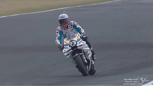 

Marc Marquez. (Screenshot: MotoGP.Live)