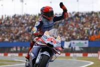 Marc Marquez menang MotoGP Aragon 2024. (REUTERS/Piroschka Van De Wouw)