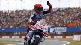 Marc Marquez menang MotoGP Aragon 2024. (REUTERS/Piroschka Van De Wouw)