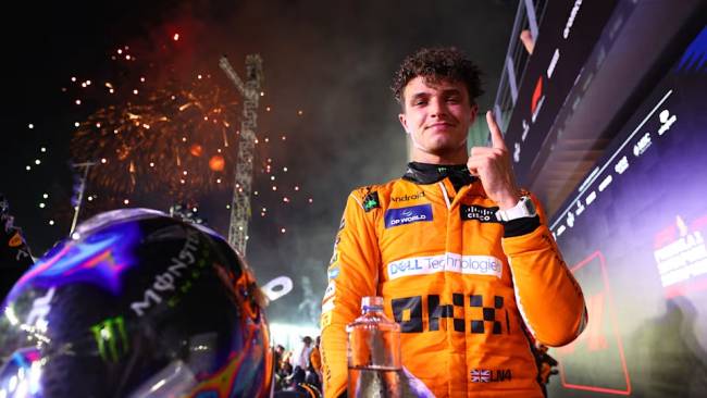 
Pebalap McLaren, Lando Norris menjadi pemenang Formula 1 GP Singapura 2024. (formula1.com)