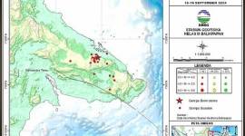 
Peta gempa di Berau, Kaltim. (Foto: dok. BMKG)