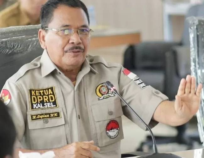 Ketua DPRD Kalsel, H Supian HK
