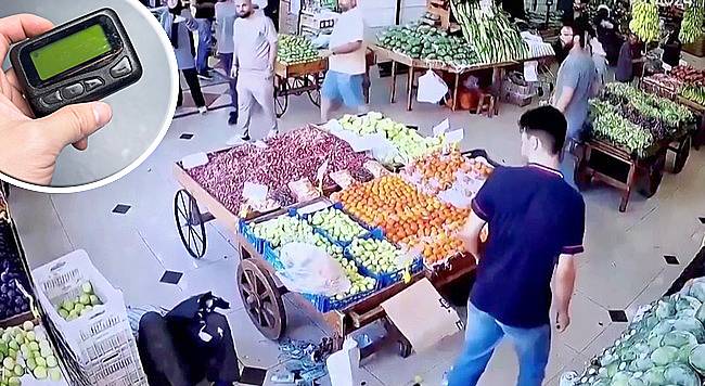 Insiden ledakan pager yang diduga dilakukan Israel di perbatasan Lebanon. foto inzet: ilustrasi pager. (Foto: CNNIndonesia/iStockphoto)