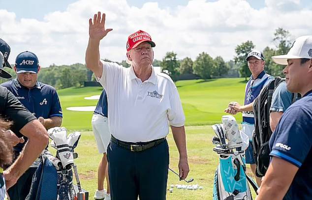 Donald Trump. (Daily Mail/Richard Harbus)