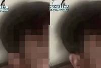 Tangkapan layar unggahan viral terkait oknum guru di Pinrang diduga paksa siswi Video Call Sex (VCS). (Instagram @teropongmakassar)