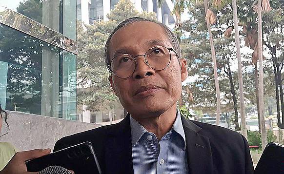 Pimpinan KPK singgung peran Presiden dalam pemberantasan korupsi. (CNNIndonesia/PoppyFadhilah)