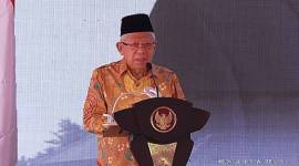 Wakil Presiden Ma'ruf Amin pamitan dari jabatannya sebagai wakil presiden lantaran masa tugasnya akan berakhir menghitung hari pada 20 Oktober 2024 mendatang. (Foto: TangkapanLayar @SekretariatWakilPresiden)